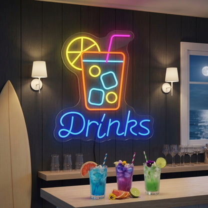 Drinks LED Neon Sign Wall Neon Sign - 01 Original Product Image