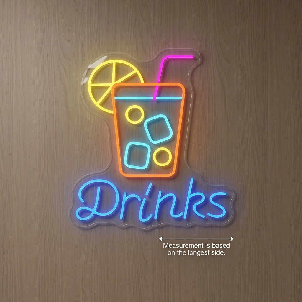 Drinks LED Neon Sign Wall Neon Sign - 04 Size Image
