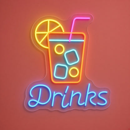Drinks LED Neon Sign - product hero