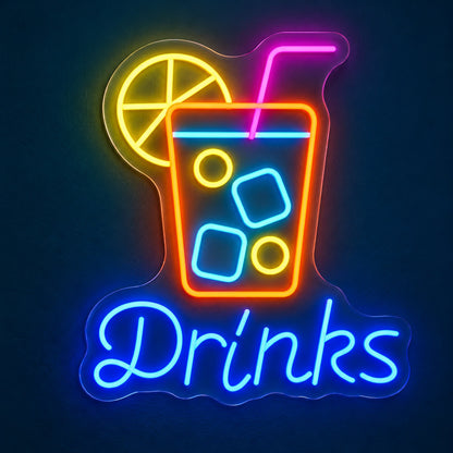 Drinks LED Neon Sign - product hero