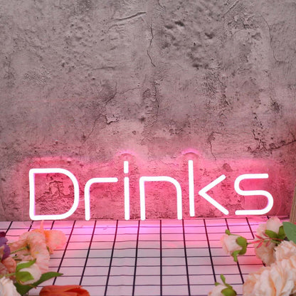 Drinks Red Led Neon Sign - Shineneon
