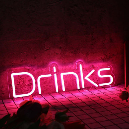 Drinks Red Led Neon Sign - Shineneon