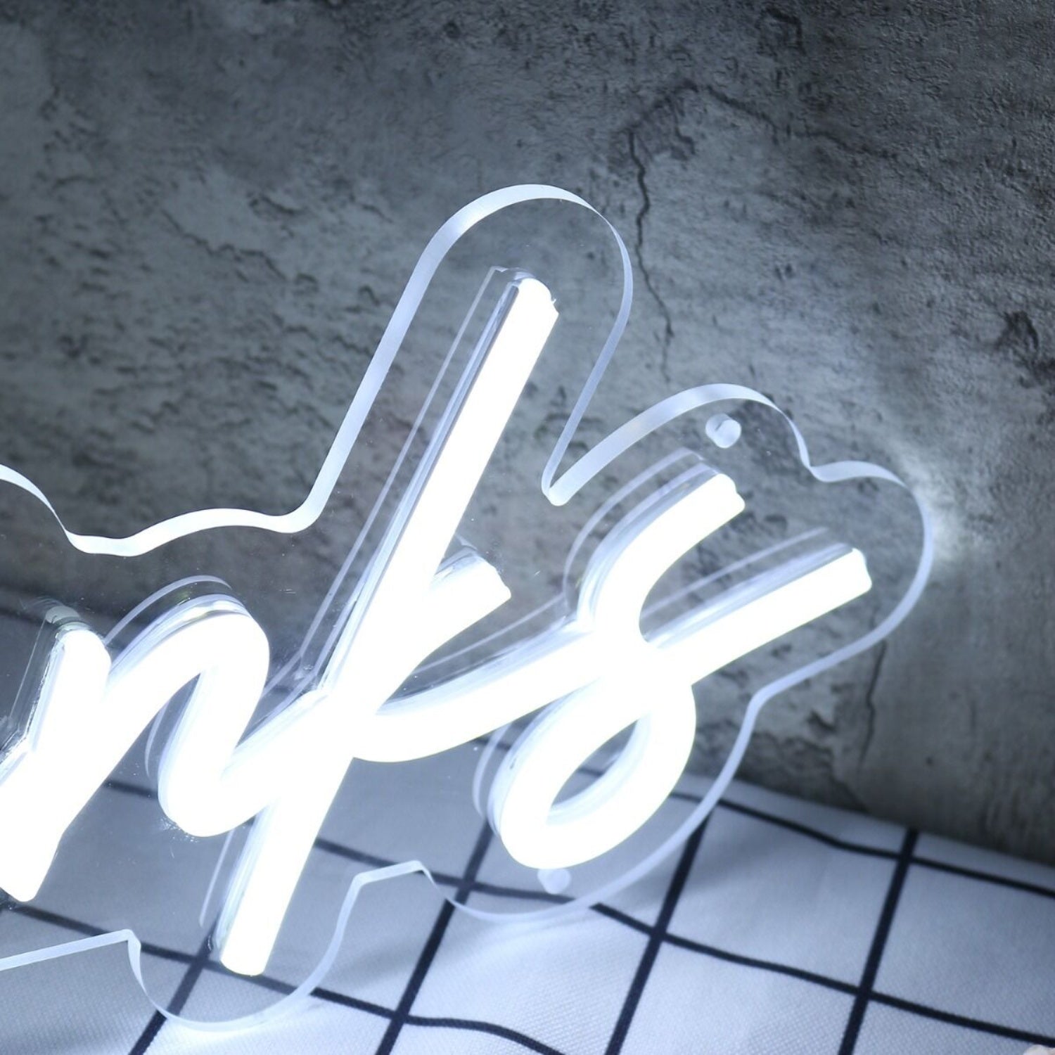 Drinks White Led Neon Sign | Shineneon