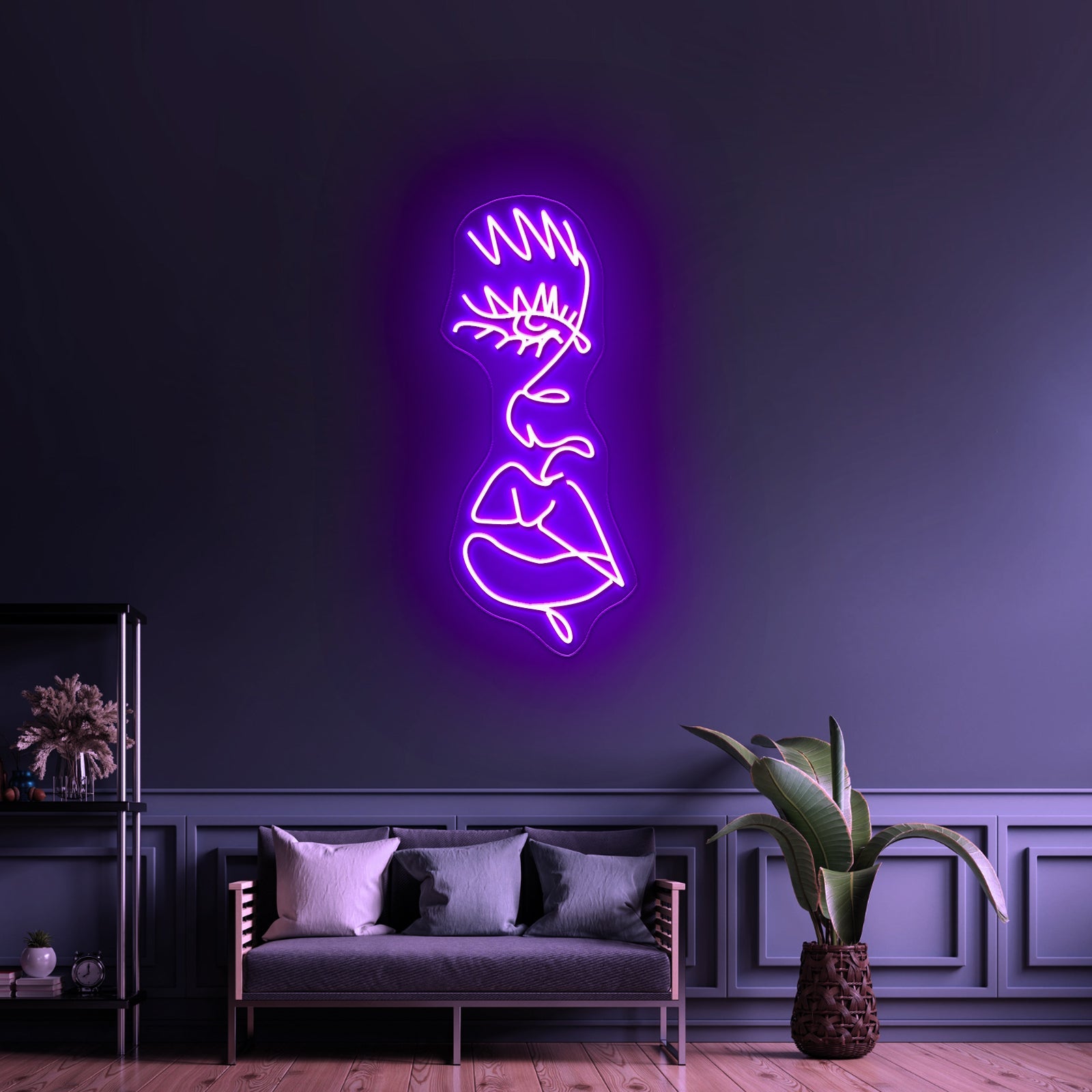 Drip Face Modern Aesthetic Neon Signs - Shineneon