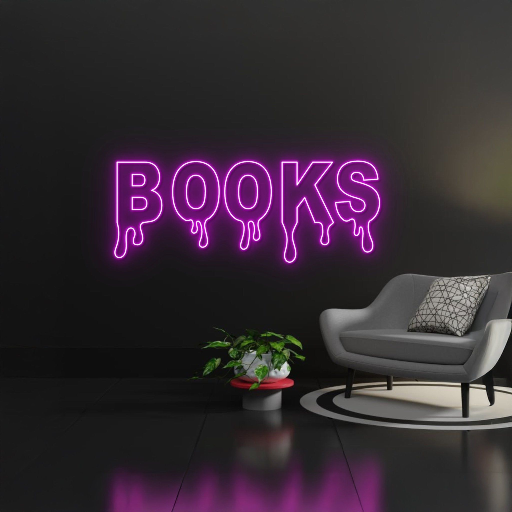 Dripping Books Neon Signs - Shineneon