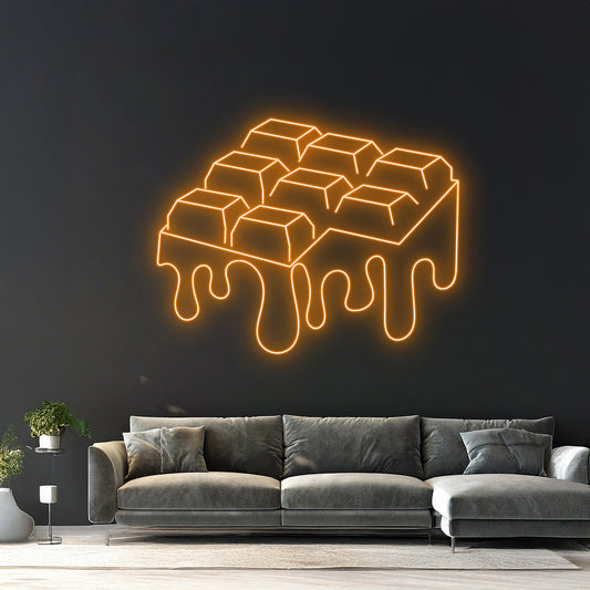 Dripping Chocolate Led Sign