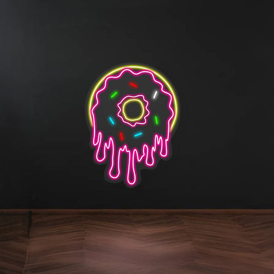 Dripping Donut Led Sign