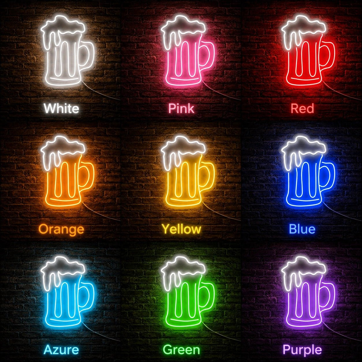 Dripping Foam Beer Mug LED Neon Sign - Shineneon