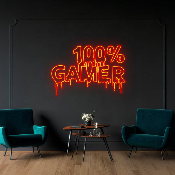 Dripping Gamer Led Sign - Shineneon