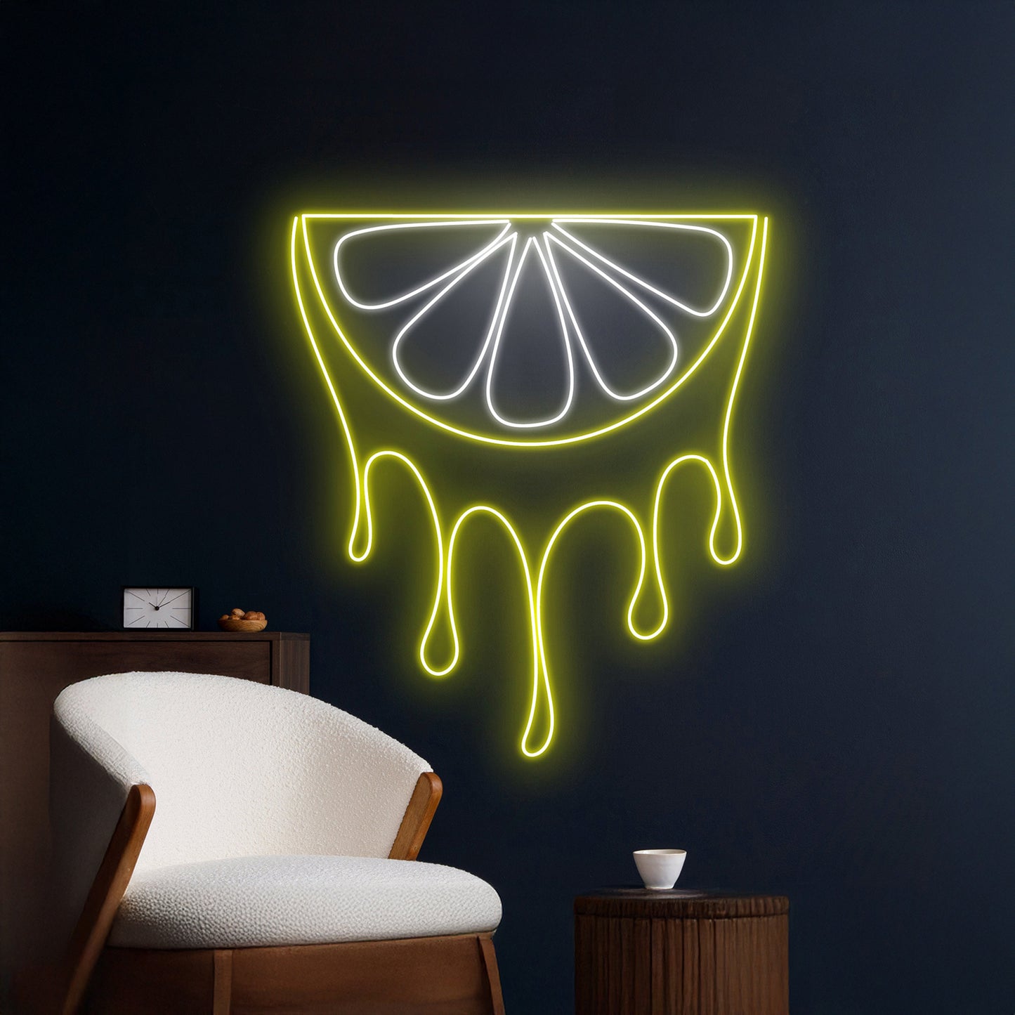 Dripping Lemon Led Neon Sign