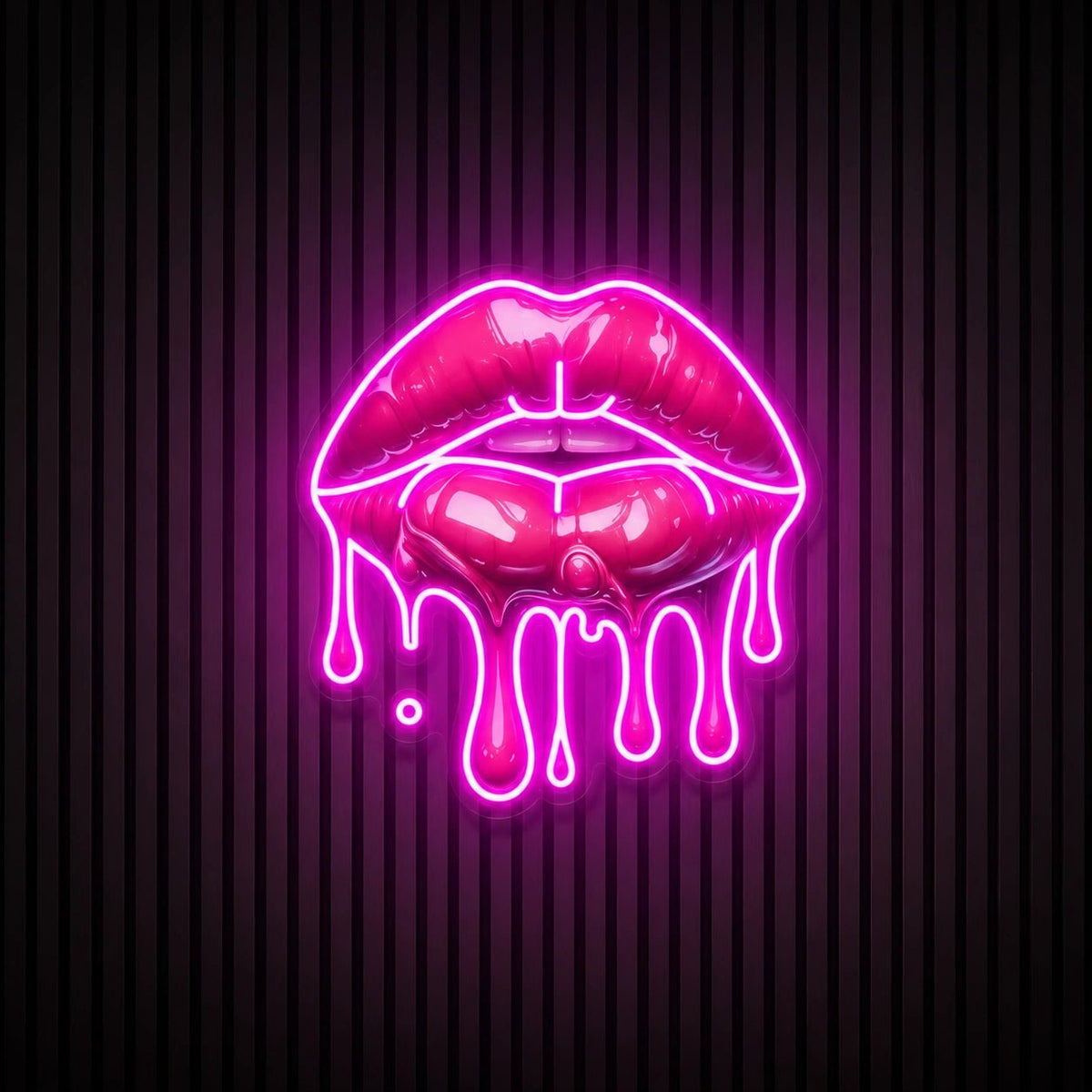 Dripping Lips LED Neon Sign - Shineneon