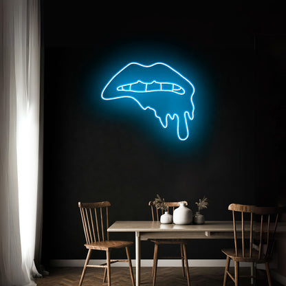 Dripping Lips Sexy Wall Decor Led Neon Sign