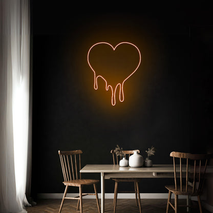 Dripping Love led neon sign