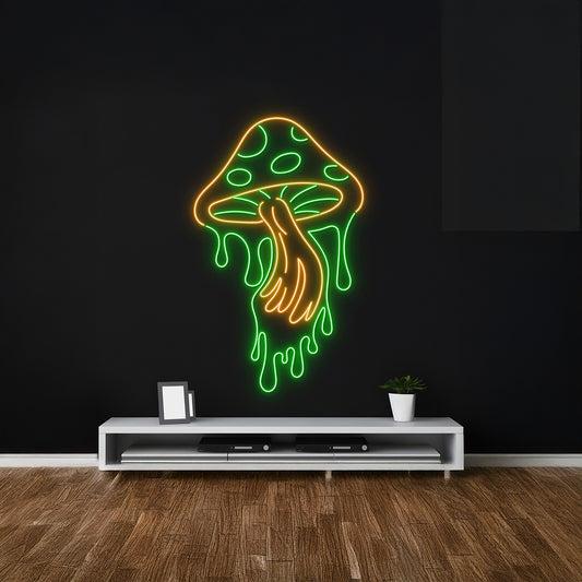 Dripping Mushroom Led Neon Sign