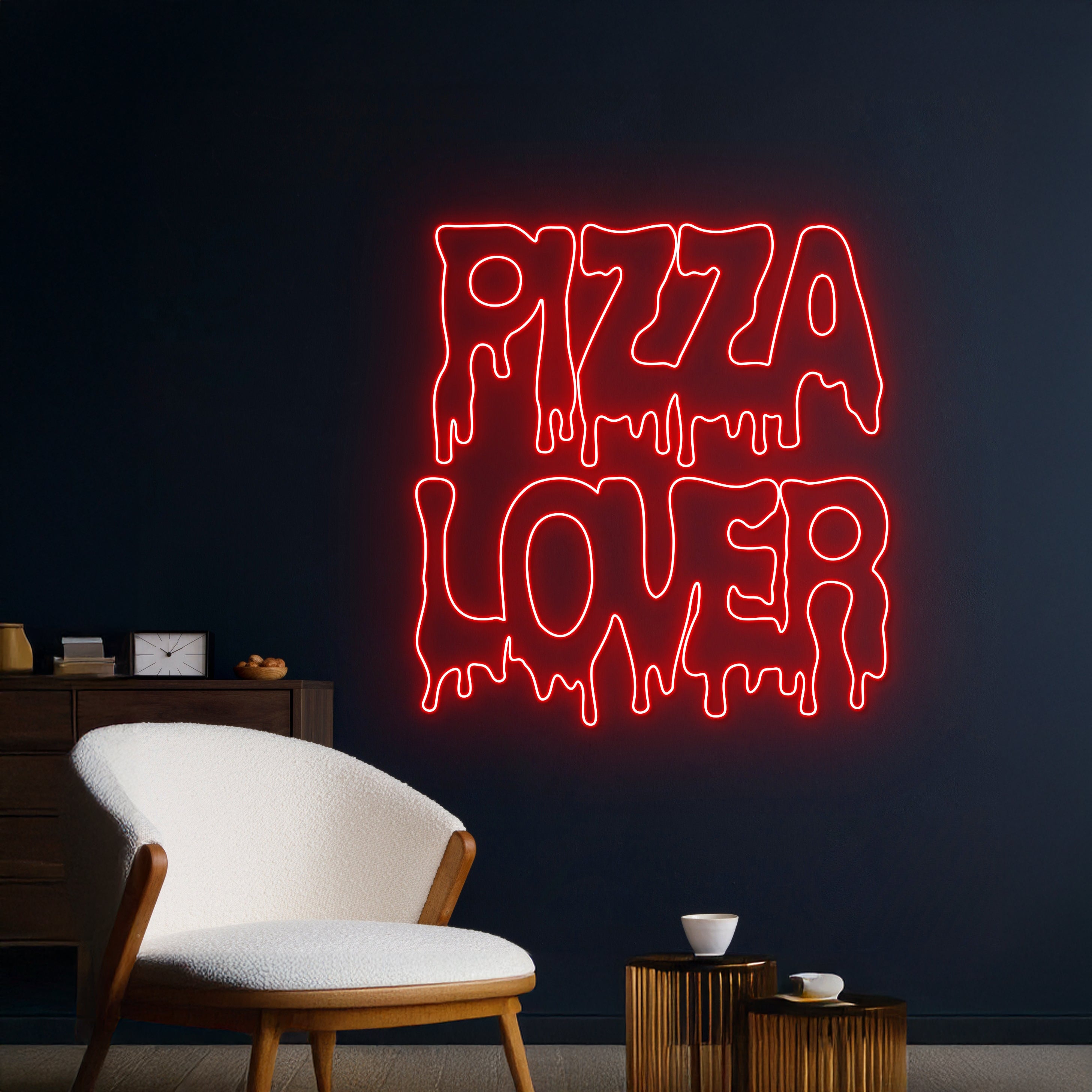 Dripping Pizza Lover Neon Sign | Shineneon