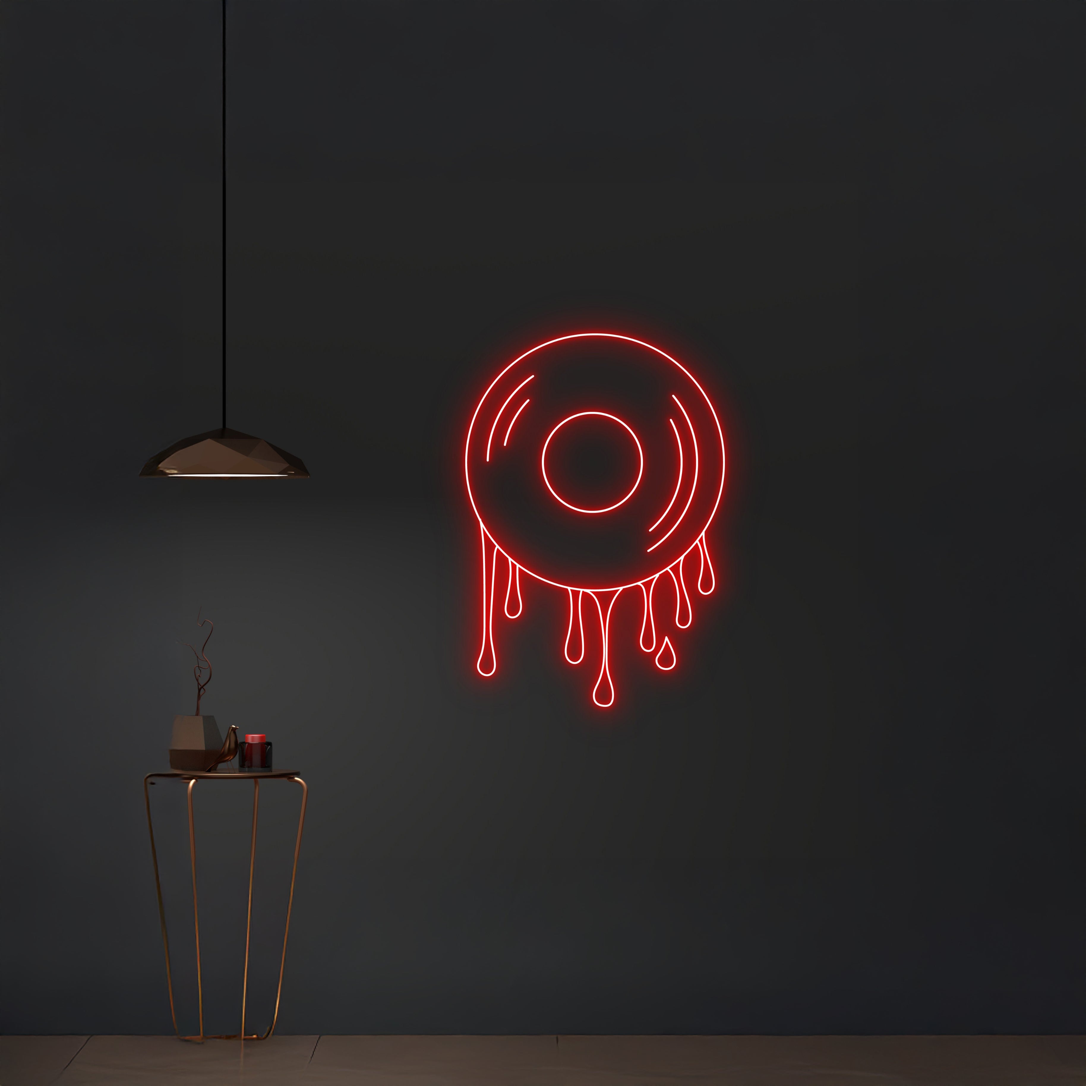 Dripping Record Disc Led Sign Wall Decor | Shineneon