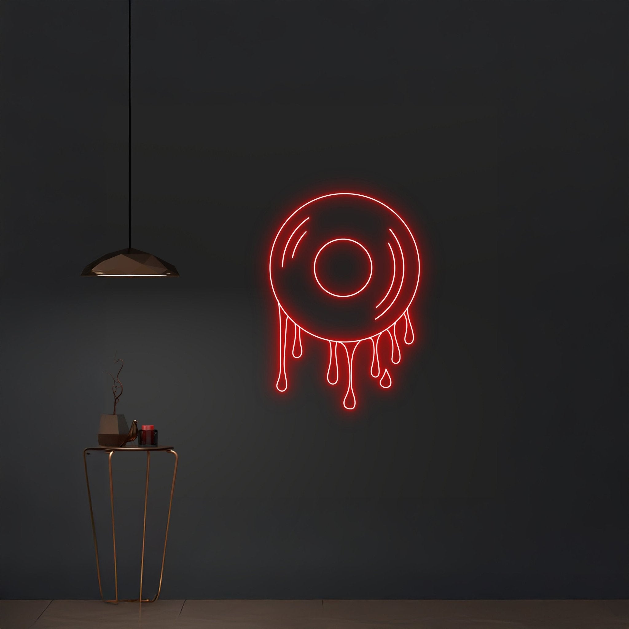 Dripping Record Disc Led Sign Wall Decor - Shineneon