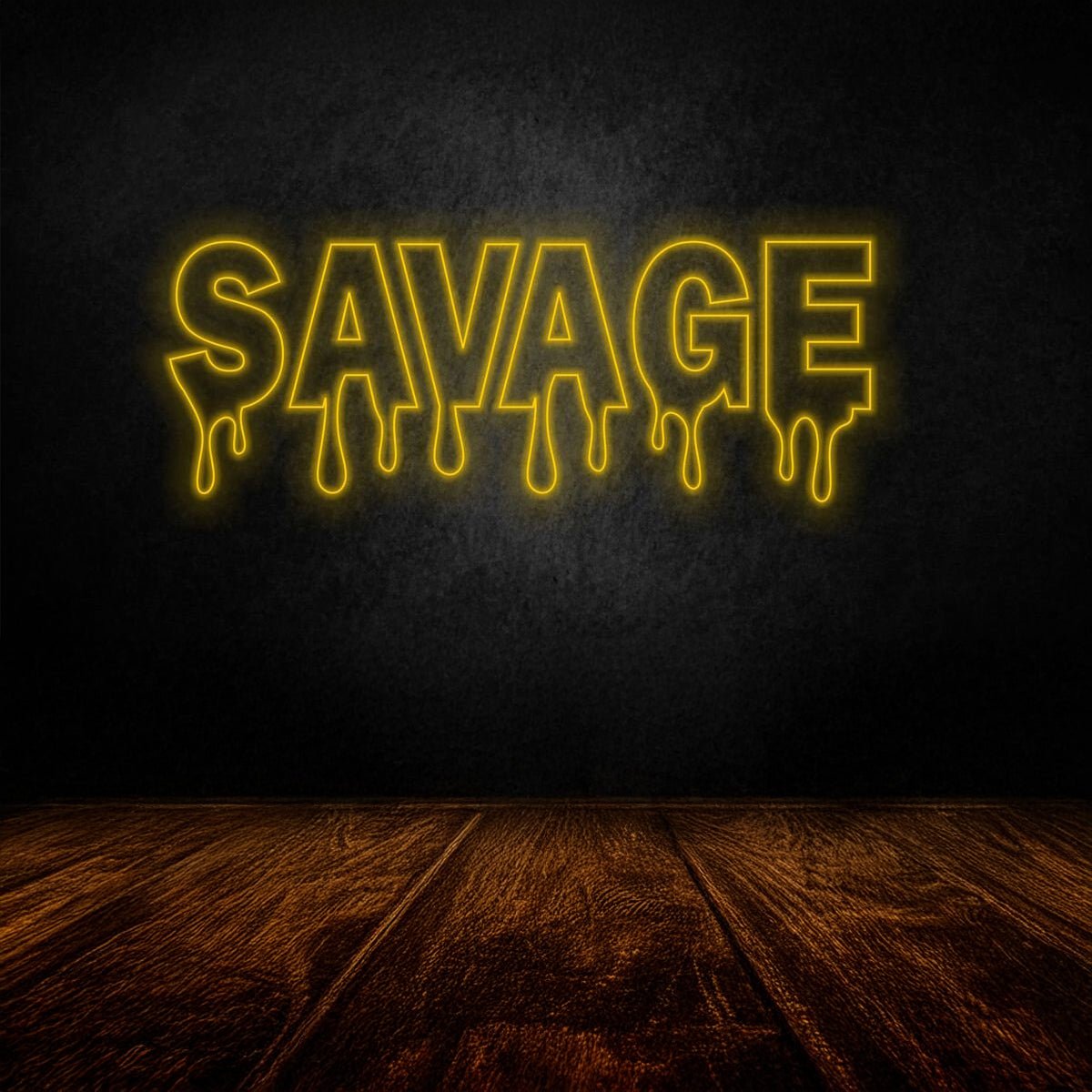 Dripping Savage Led Sign - Shineneon