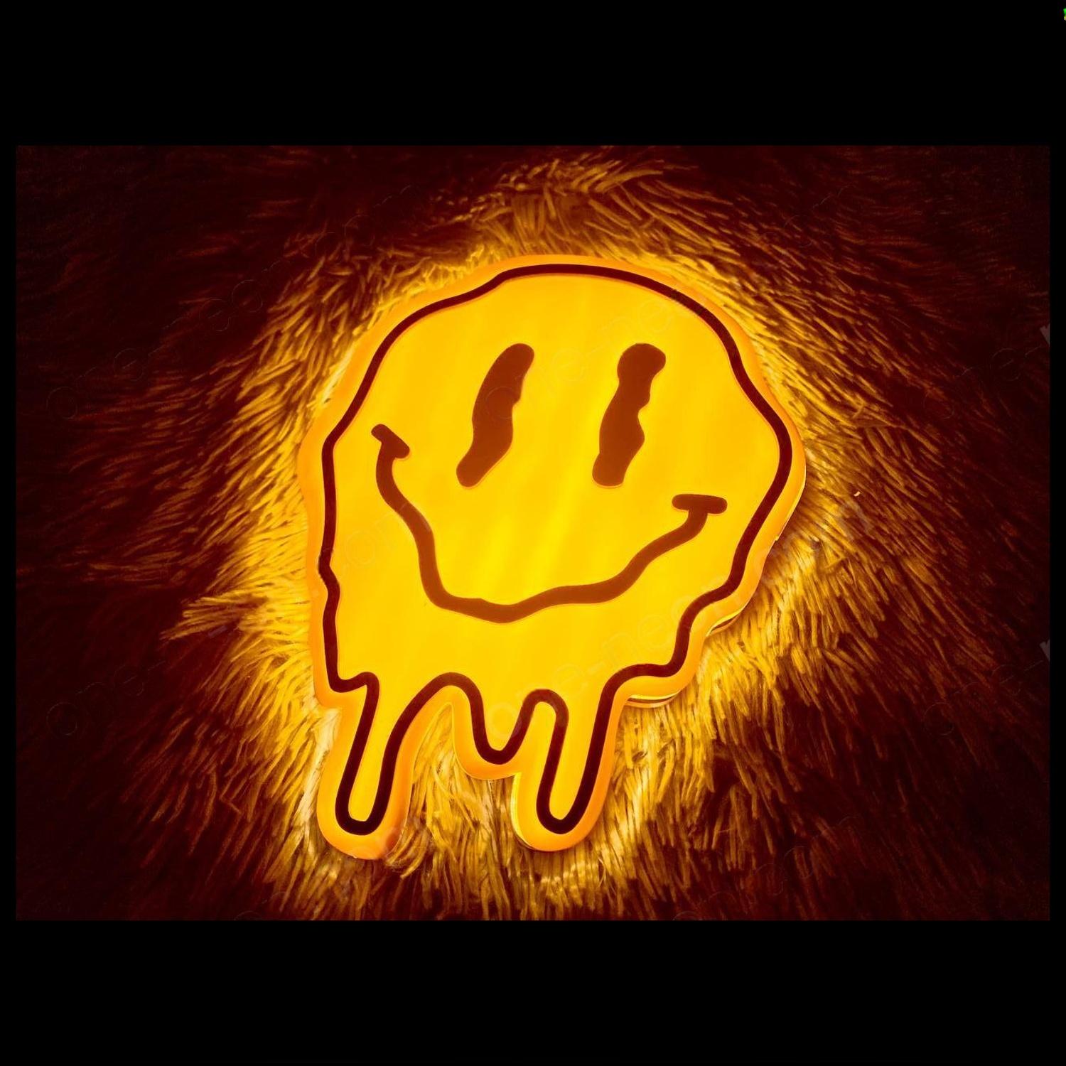 Dripping Smile Led Neon Sign For Indoor Wall Art | Shineneon