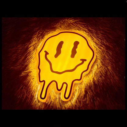 Dripping Smile Led Neon Sign For Indoor Wall Art | Shineneon