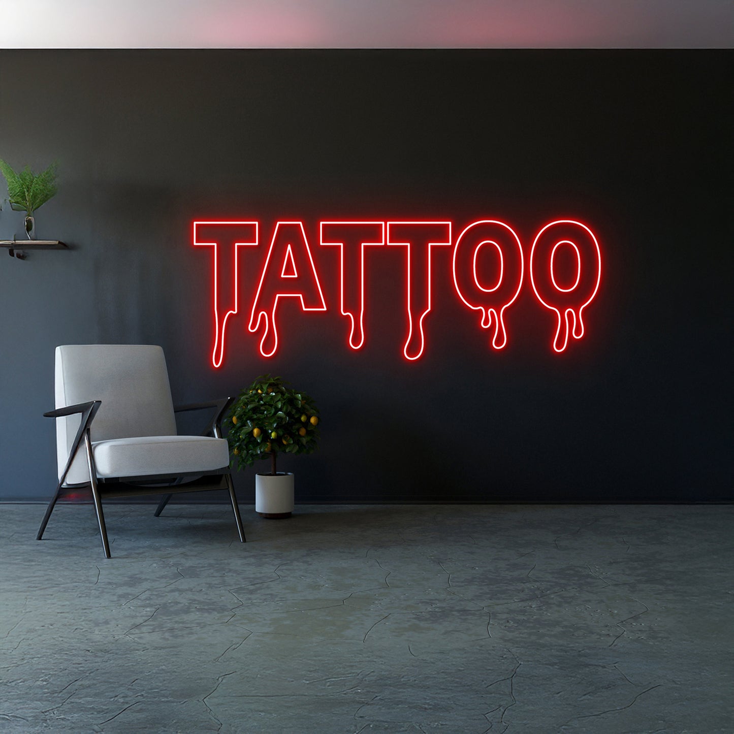 Dripping Tattoo Neon Signs