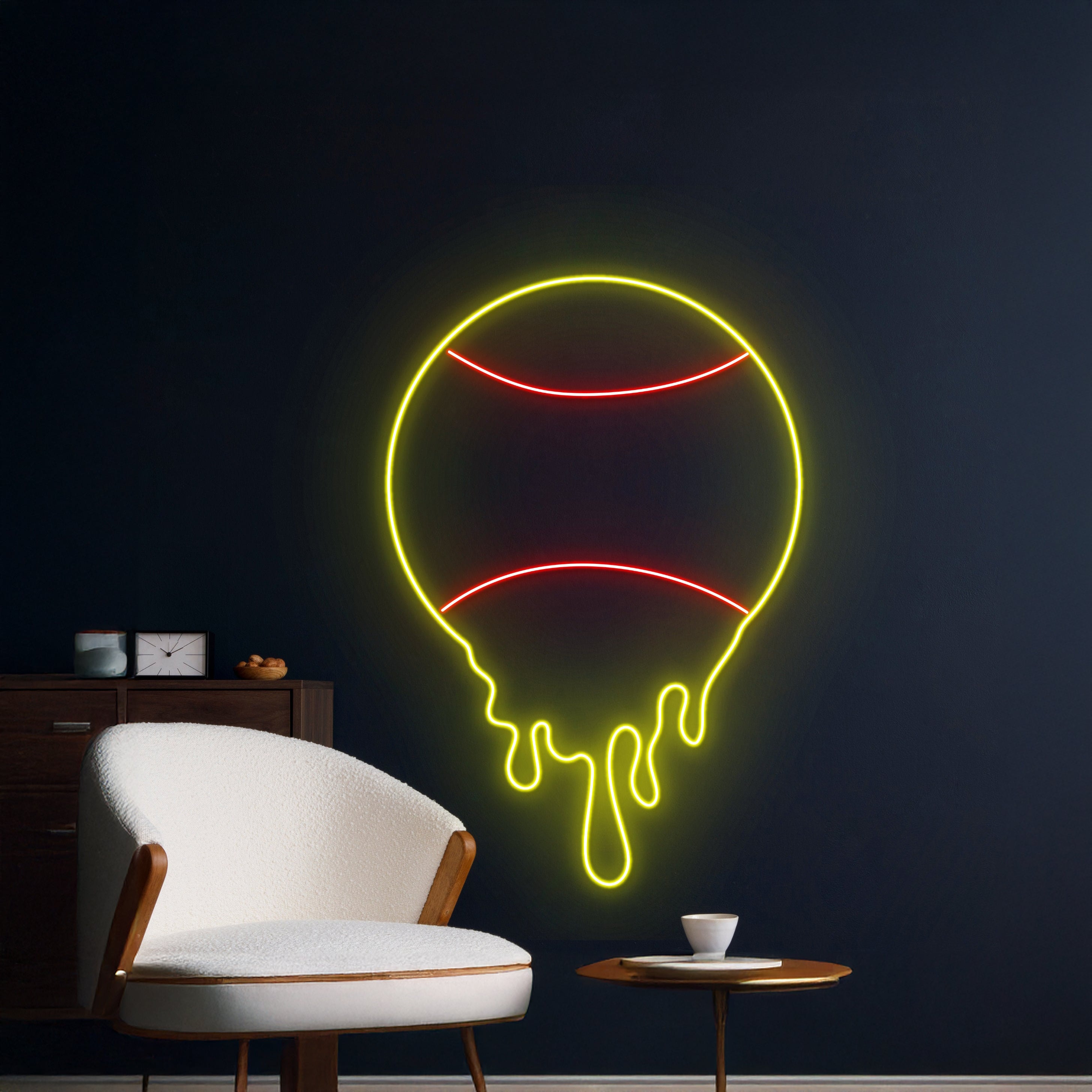 Dripping Tennis Ball Neon Sign | Shineneon