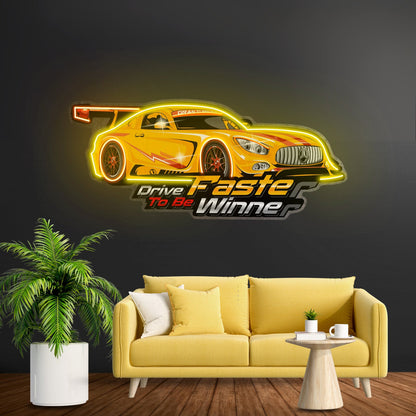 Drive Faster Led Neon Sign Light Custom Led Signs - Shineneon