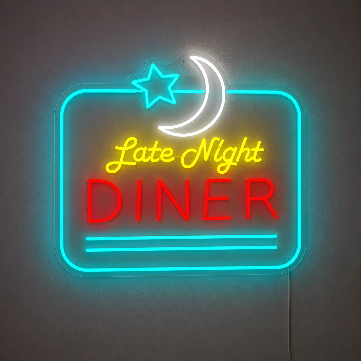Drive In Diner Neon Sign LED Neon Sign main product image