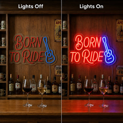 Drive In Movies Neon Sign LED Neon Sign day and night comparison