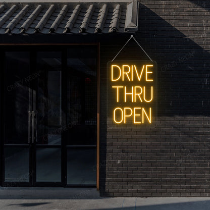 Drive Thru Open Sign | Shineneon