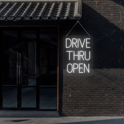 Drive Thru Open Sign | Shineneon