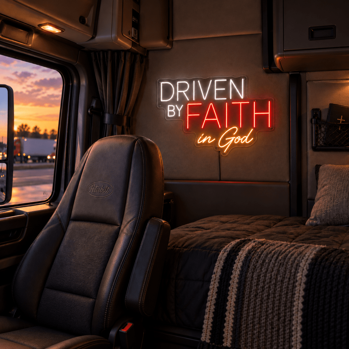Driven By Faith In God Custom LED Neon Sign - Shineneon