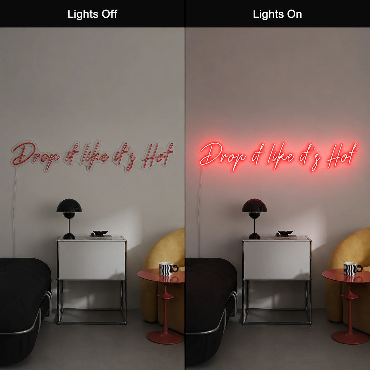 Drop It Like Its Hot LED Neon Sign main product image