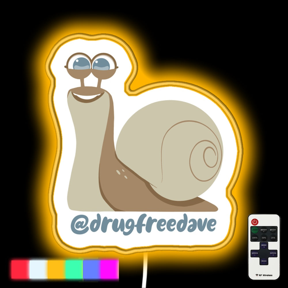 Drugfreedave Chocolate Led Neon Sign