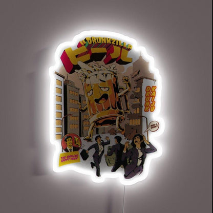 Drunk Beer Attack Rgb Led Neon Sign - Shineneon