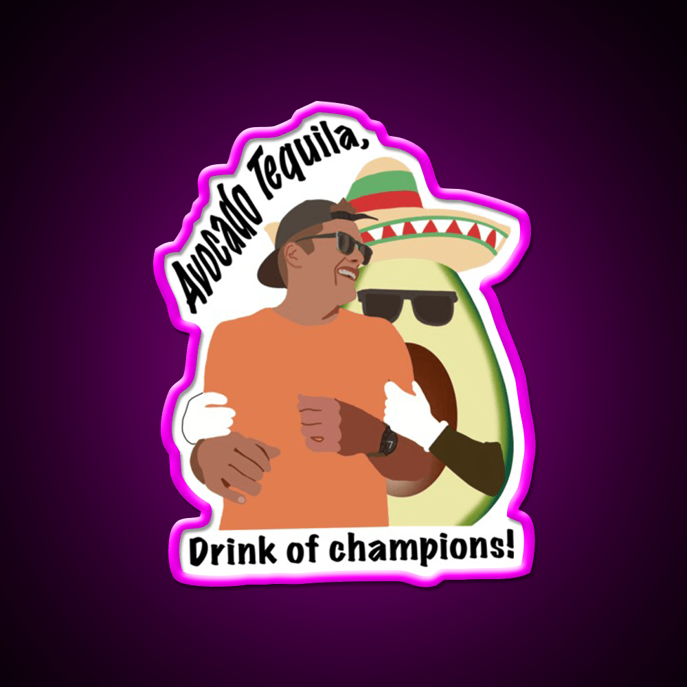 Drunk Brady Party Drink Tequila Led Neon Sign Rgb Color - Shineneon