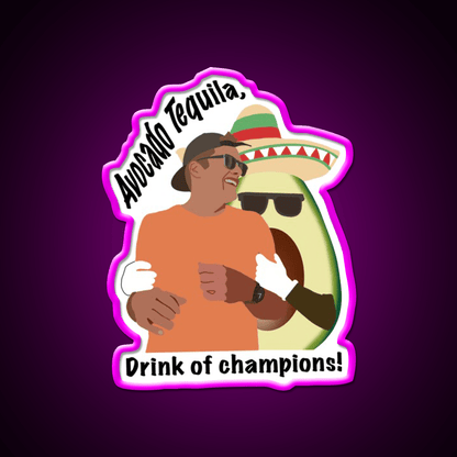 Drunk Brady Party Drink Tequila Led Neon Sign Rgb Color - Shineneon