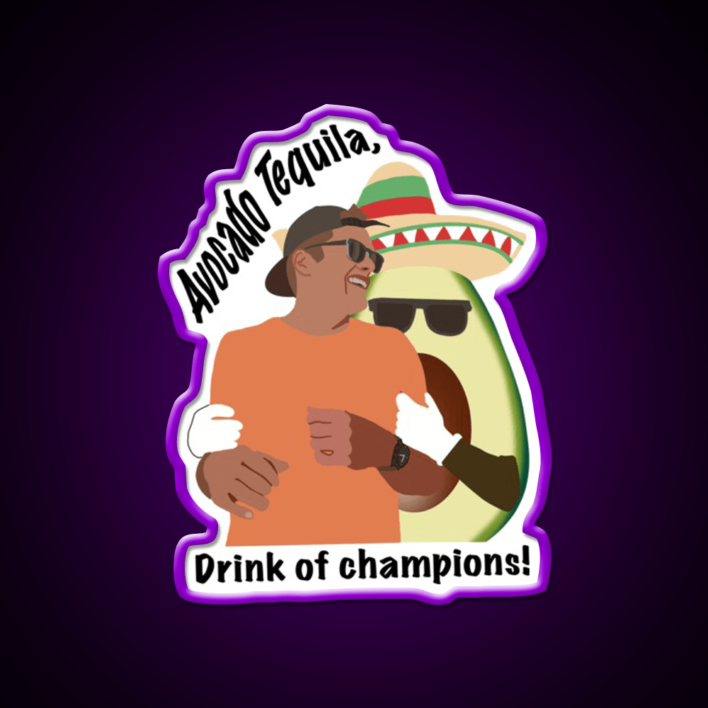 Drunk Brady Party Drink Tequila Led Neon Sign Rgb Color - Shineneon