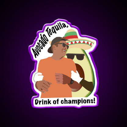 Drunk Brady Party Drink Tequila Led Neon Sign Rgb Color - Shineneon