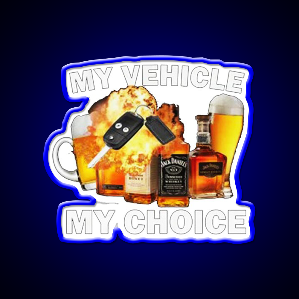 Drunk Driving Beer Bar Decor Led Neon Sign Rgb Color - LED neon sign view 5