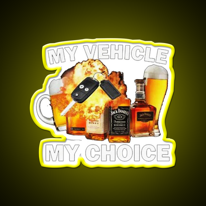Drunk Driving Beer Bar Decor Led Neon Sign Rgb Color - LED neon sign view 7