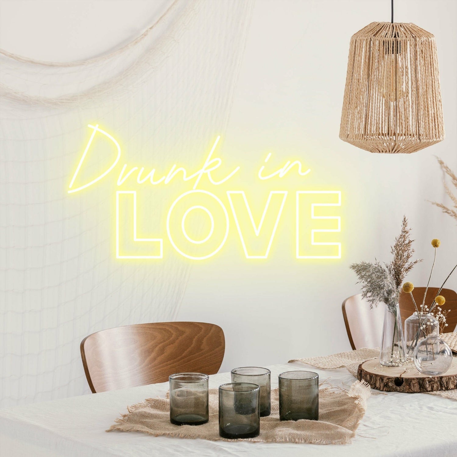 Drunk In Love Celebratory Neon For Wedded Bliss | Shineneon