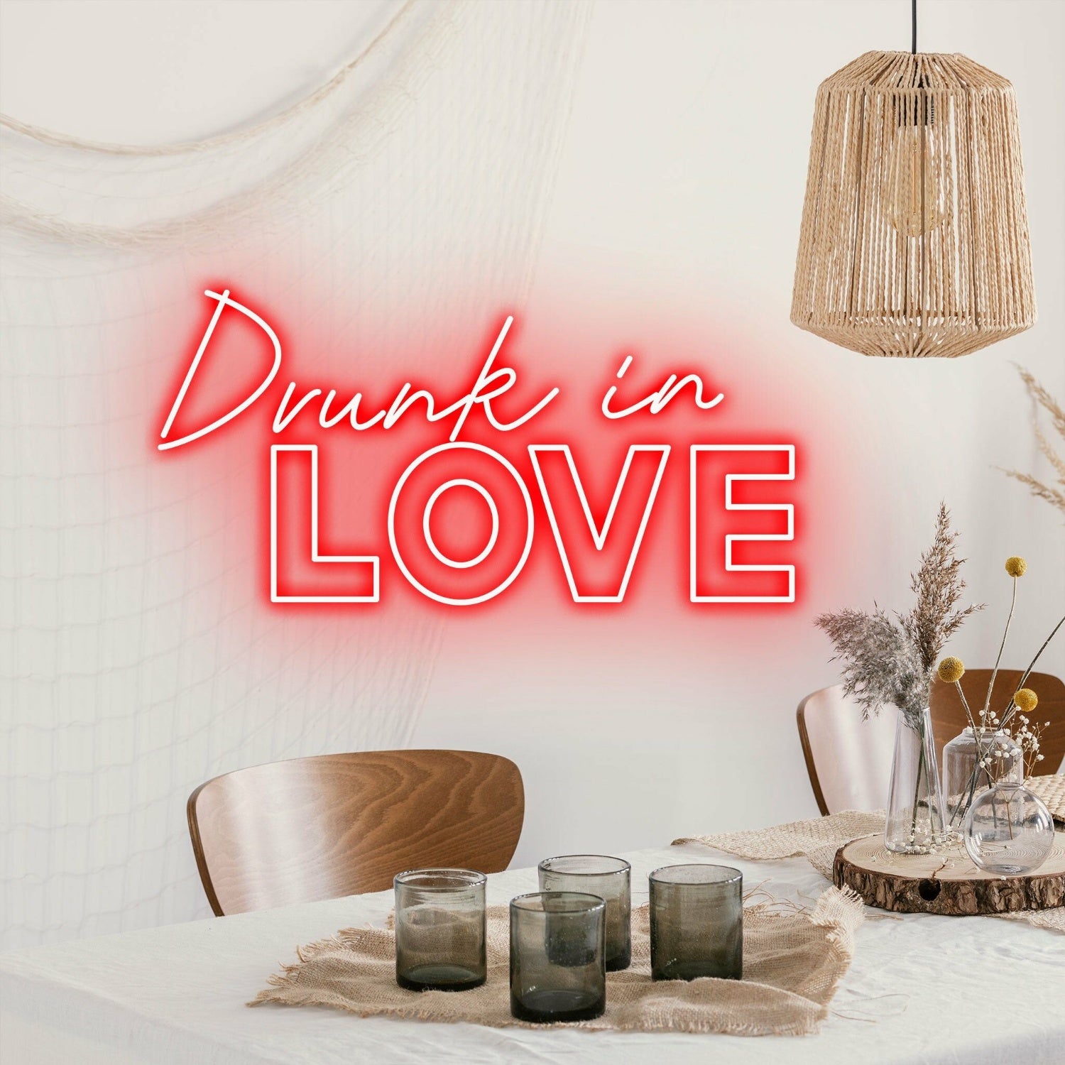Drunk In Love Celebratory Neon For Wedded Bliss | Shineneon