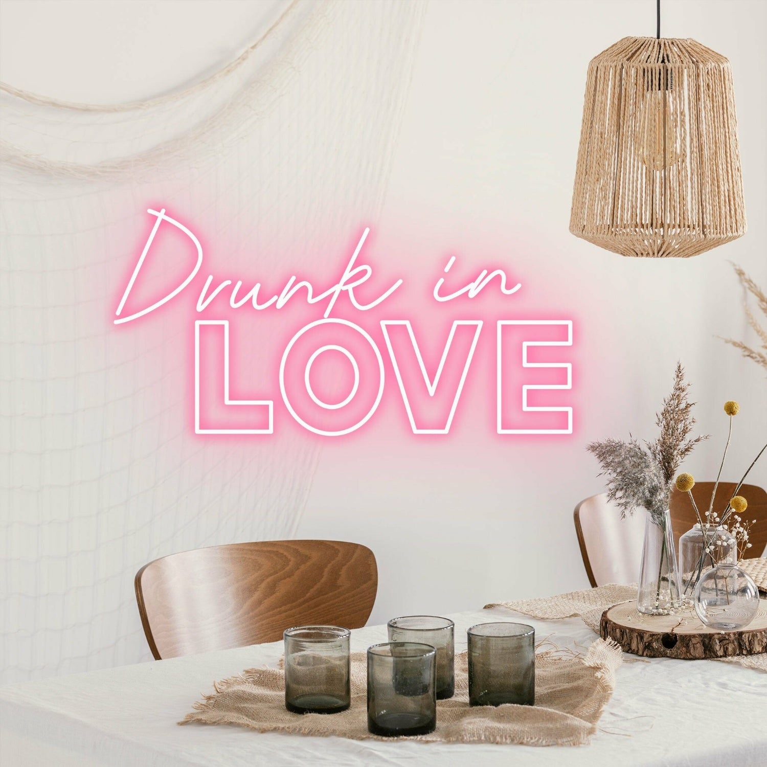 Drunk In Love Celebratory Neon For Wedded Bliss | Shineneon