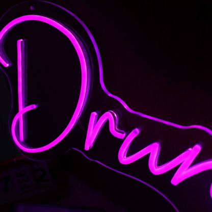 Drunk In Love Dark Purple Led Neon Sign - Shineneon