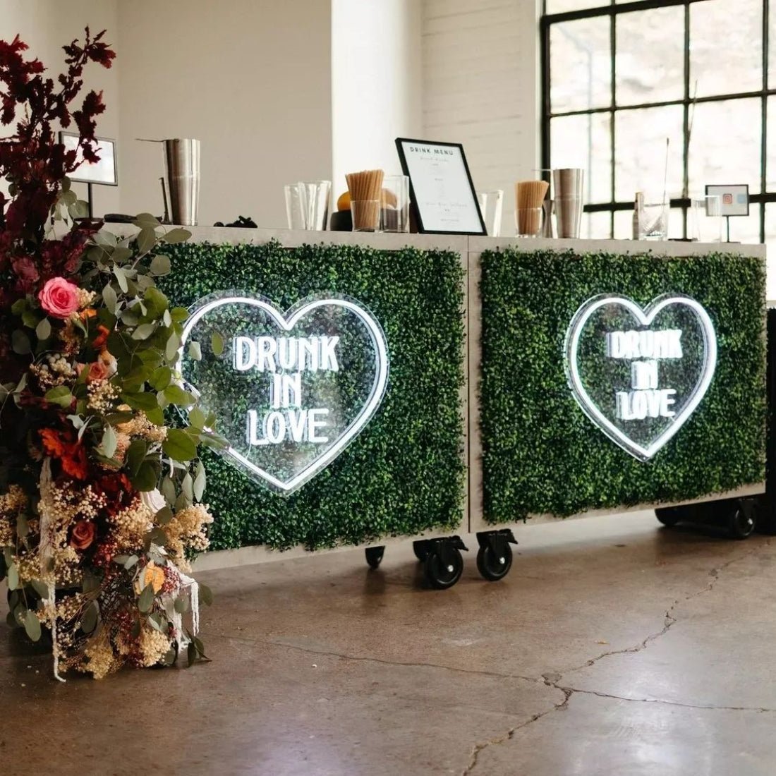 Drunk In Love Heart Led Sign Business Neon Sign - Shineneon