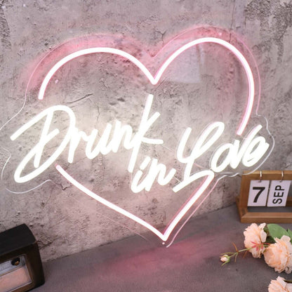 Drunk In Love Led Neon Sign | Shineneon