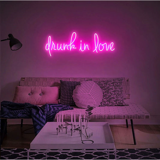 Drunk In Love Led Sign Business Neon Sign