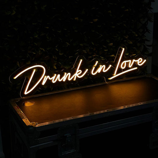 Drunk In Love Led Sign Business Neon Signs Wall Art