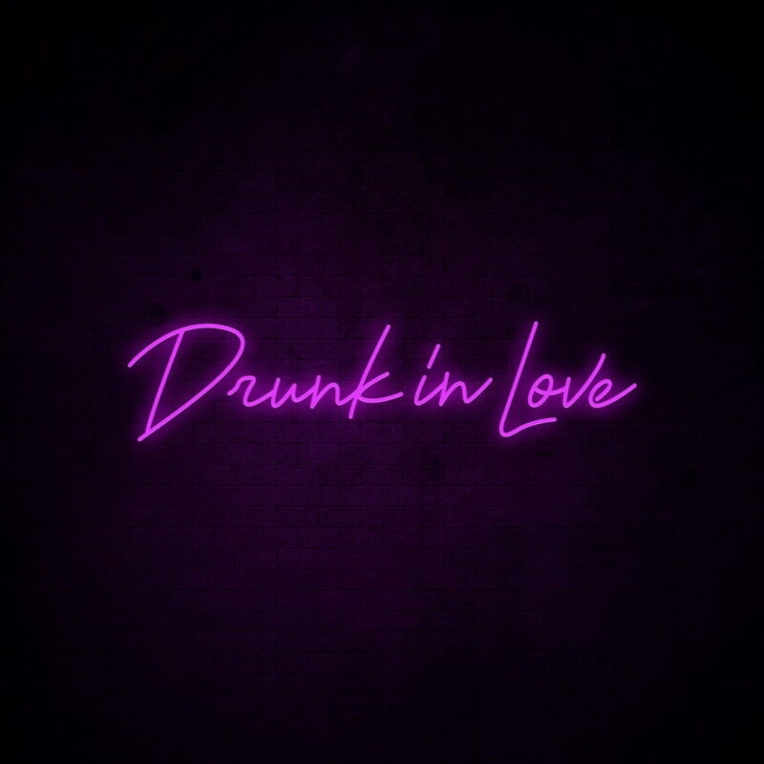 Drunk In Love Neon Sign For Fun And Playful Settings | Shineneon